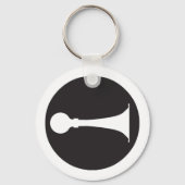 Pictogram voor paarden sleutelhanger (Achterkant)