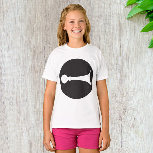 Pictogram voor paarden t-shirt