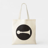 Pictogram voor paarden tote bag (Achterkant)