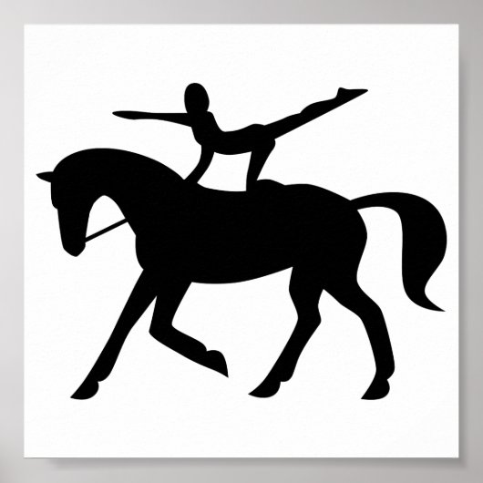 pictogram voor paardenvaulatie poster (Voorkant)