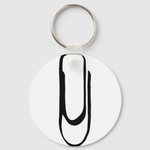 pictogram voor papierclip sleutelhanger
