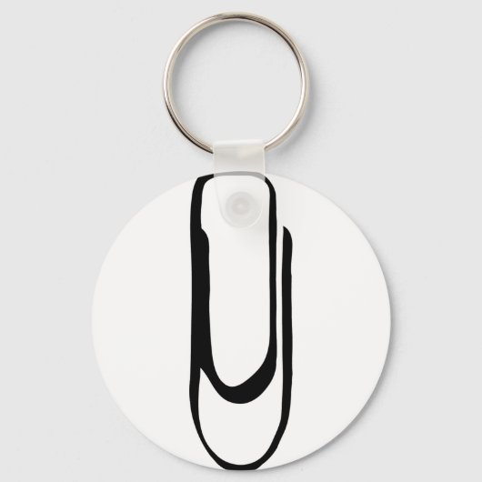 pictogram voor papierclip sleutelhanger (Voorkant)