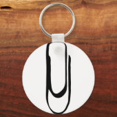 pictogram voor papierclip sleutelhanger (Voorkant)
