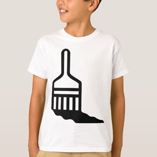 Pictogram voor penseel t-shirt (Voorkant)