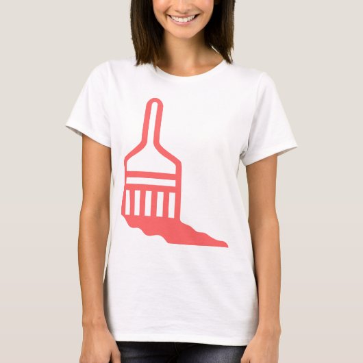 Pictogram voor penseel t-shirt (Voorkant)