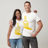 Pictogram voor penseel t-shirt (Unisex)