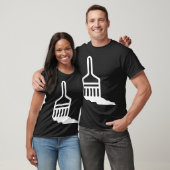 Pictogram voor penseel t-shirt (Unisex)