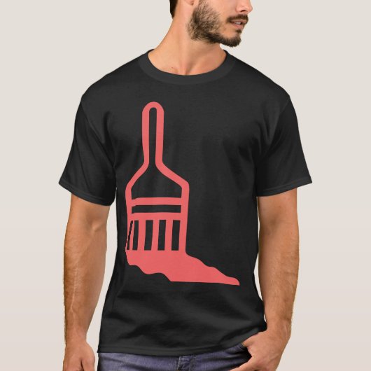 Pictogram voor penseel t-shirt (Voorkant)