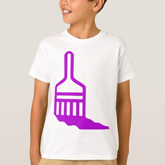 Pictogram voor penseel t-shirt (Voorkant)
