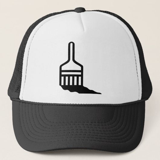 Pictogram voor penseel trucker pet (Voorkant)