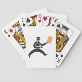Pictogram voor postbezorging op afspeelkaarten pokerkaarten (Achterkant)