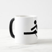 Pictogram voor roeipersoneel magische mok (Voorkant links)
