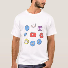 Pictogram voor sociale media ( speciaal voor jou ) t-shirt