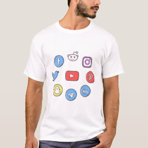 Pictogram voor sociale media ( speciaal voor jou ) t-shirt