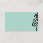 Pictogram voor tuingereedschappen | Boom Visitekaartje (Achterkant)