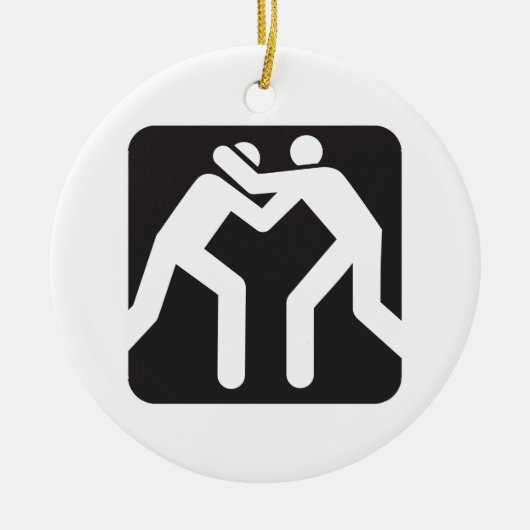 Pictogram voor wasmachines keramisch ornament (Voorkant)