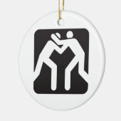 Pictogram voor wasmachines keramisch ornament (Links)