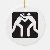 Pictogram voor wasmachines keramisch ornament (Achterkant)