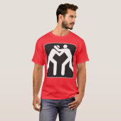 Pictogram voor wasmachines t-shirt (Voorkant volledig)