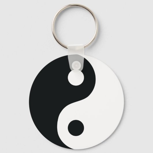 pictogram voor ying and yang sleutelhanger (Voorkant)