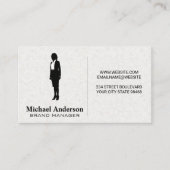 Pictogram voor zakelijk gebruik visitekaartje (Voorkant)