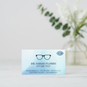 Pictogram voorschrijfbril | Optometrist Logo Visitekaartje (Staand voorkant)