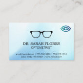 Pictogram voorschrijfbril | Optometrist Logo Visitekaartje (Voorkant)