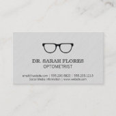 Pictogram voorschrijfbril | Optometrist Visitekaartje (Voorkant)