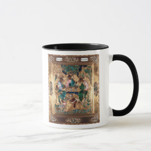 Pictogram waarin Abraham en de Drie Angels worden  Mok