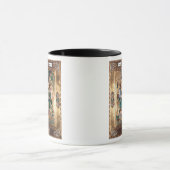 Pictogram waarin Abraham en de Drie Angels worden  Mok (Midden)