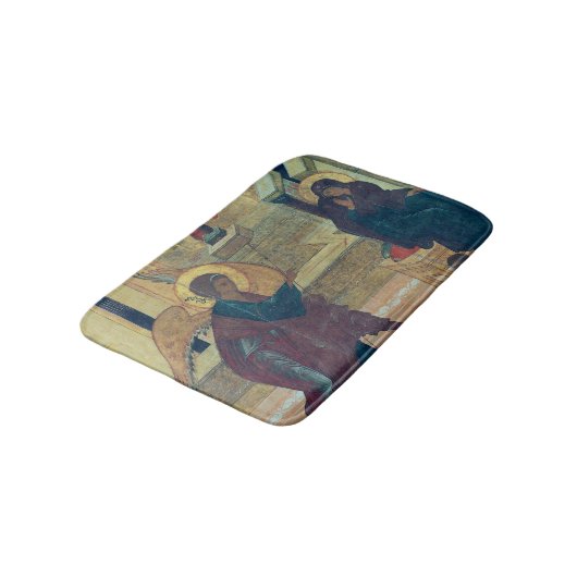 Pictogram waarin de aankondiging wordt weergegeven badmat (Gekanteld)