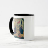 Pictogram waarin de aankondiging wordt weergegeven mok (Voorkant links)