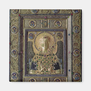 Pictogram waarin de Archangel Michael wordt afgebe Magneet