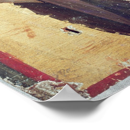 Pictogram waarin St. Andrew wordt afgebeeld Poster (Hoek)