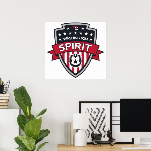 Pictogram Washington Spirit Poster (Thuiskantoor)