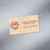 Pictogram wasprogramma magnetisch visitekaartje (Voorbeeld)