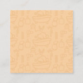 Pictogram wasprogramma vierkante visitekaartje (Achterkant)