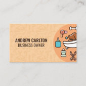 Pictogram wasprogramma visitekaartje (Voorkant)