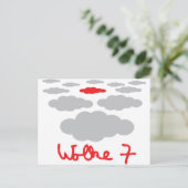 pictogram Wolke 7 Briefkaart (Staand voorkant)