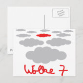 pictogram Wolke 7 Briefkaart (Voorkant / Achterkant)
