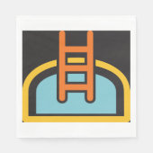 Pictogram zwembad servet (Voorkant)