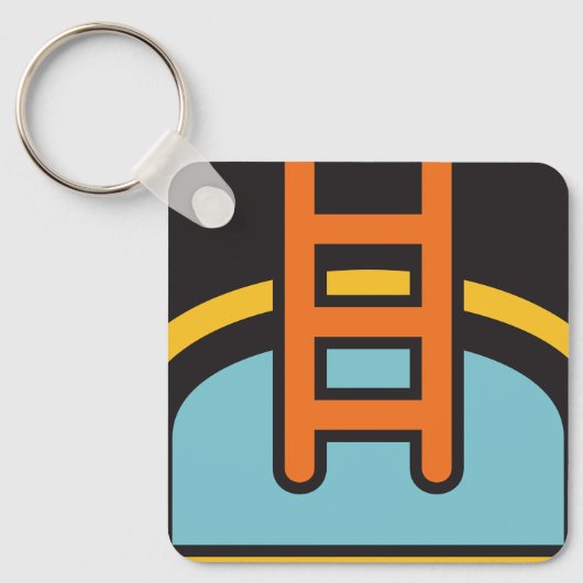 Pictogram zwembad sleutelhanger (Voorkant)