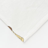 Pictogramcrèmepatroon Fleece Deken (Hoek)