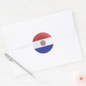 Pictogrammarkering Paraguay Round Ronde Sticker (Envelop)