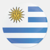 Pictogrammarkering Uruguay-Ronde Ronde Sticker (Voorkant)