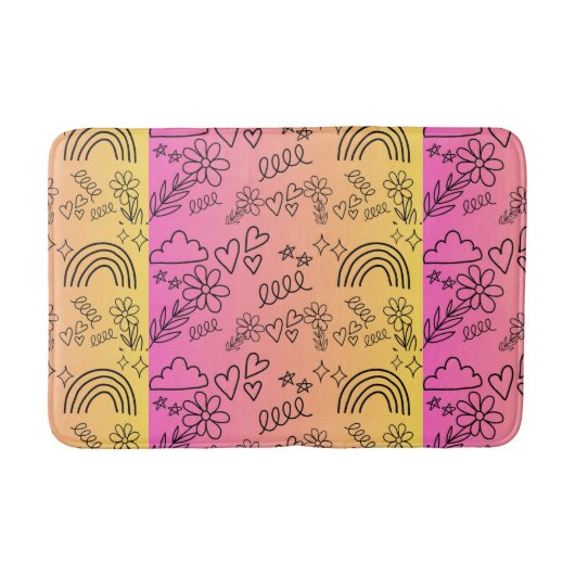 pictogrammen badmat (Voorkant)