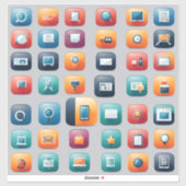 pictogrammen sticker (Vel)