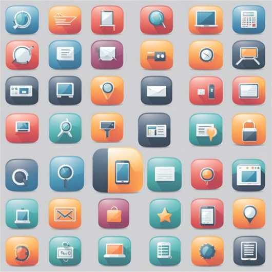 pictogrammen sticker (Voorkant)