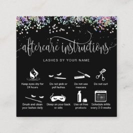 Pictogrammen van de streepjesverlengingen van de h vierkante visitekaartje