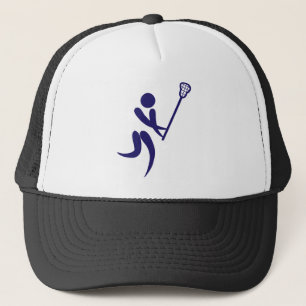 Pictogrammen van Lacrosse Player voor Olympische s Trucker Pet